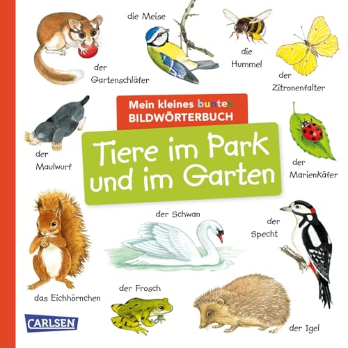 Imagen de archivo de Mein kleines buntes Bildwrterbuch: Tiere im Park und im Garten a la venta por GreatBookPrices