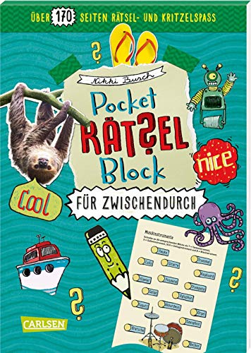 Stock image for Pocket-Rtsel-Block: Fr zwischendurch: 100% Rtselspa fr deine Tasche for sale by medimops