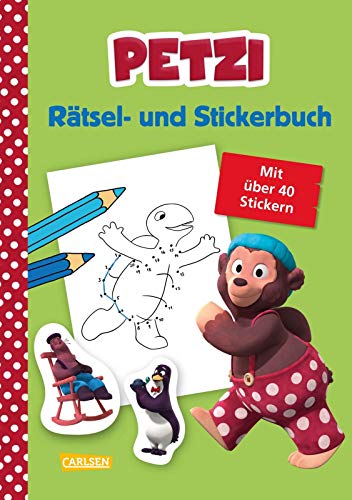 Beispielbild fr Petzi: Rtsel- und Stickerbuch: zur Fernsehserie zum Verkauf von medimops