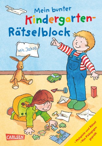 Beispielbild fr Mein bunter Kindergarten-Rtselblock: mit Jakob zum Verkauf von medimops