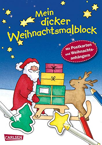 9783551183873: Mein dicker Weihnachtsmalblock