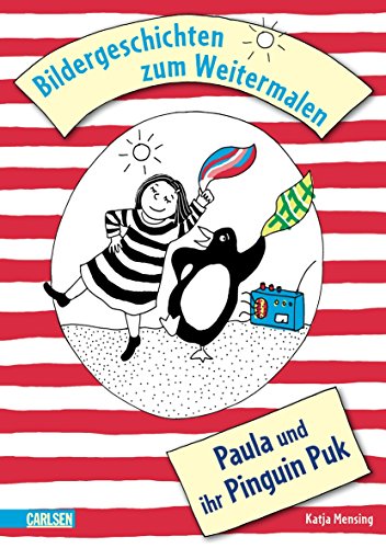Imagen de archivo de Bildergeschichten zum Weitermalen: Paula und ihr Pinguin Puk a la venta por medimops