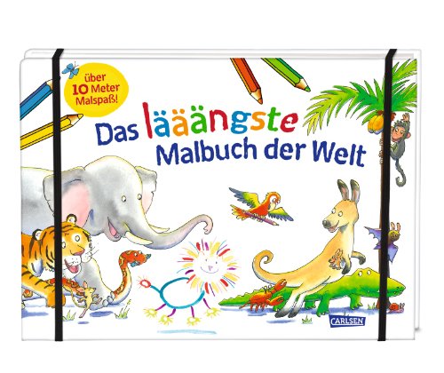 Stock image for Das lngste Malbuch der Welt: Ausmal-Leporello for sale by medimops