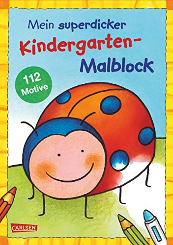 9783551187628: Mein superdicker Kindergarten-Malblock: ber 100 Ausmalbilder fr Kinder ab 3 Jahren