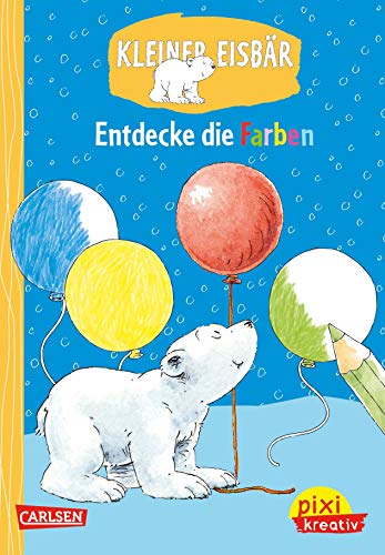 Stock image for Pixi kreativ Nr. 76: Kleiner Eisbr: Entdecke die Farben: Malen und Rtseln ab 3 Jahren for sale by medimops