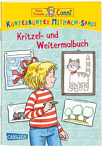 Beispielbild fr Meine Freundin Conni: Kunterbunter Mitmach-Spa - Kritzel- und Weitermalbuch zum Verkauf von medimops