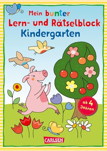 Beispielbild fr Mein bunter Lern- und Rtselblock: Kindergarten: Fr Kita- und Vorschulkinder ab 4 Jahren zum Verkauf von medimops