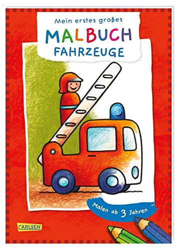 Beispielbild fr Mein erstes groes Malbuch: Fahrzeuge: Malen ab 3 Jahren zum Verkauf von GreatBookPrices