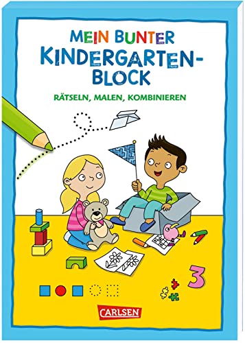 Beispielbild fr Mein bunter Kindergarten-Block: Rtseln, malen, kombinieren zum Verkauf von GreatBookPrices
