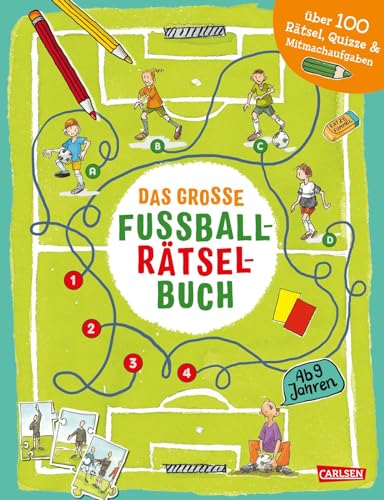 Beispielbild fr Das groe Fuball-Rtselbuch: ab 9 Jahre zum Verkauf von medimops