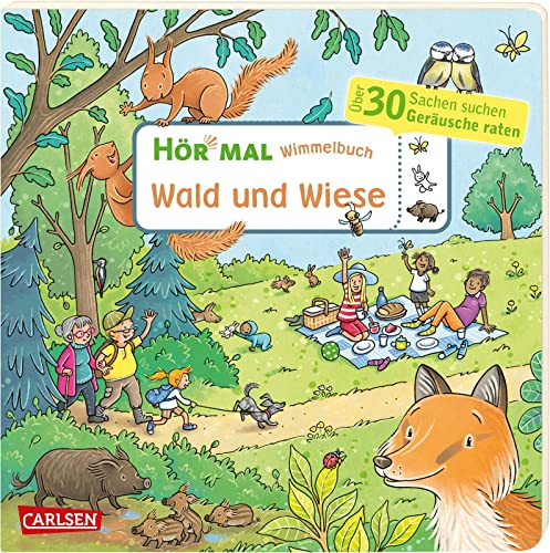 Stock image for Hr mal (Soundbuch): Wimmelbuch: Wald und Wiese for sale by GreatBookPrices