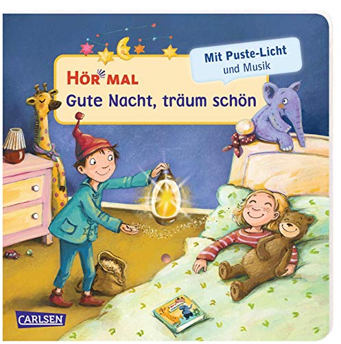 Beispielbild fr Hr mal (Soundbuch): Mach mit - Pust aus: Gute Nacht, trum schn: Mit Puste-Licht und Musik - ab 2 Jahren zum Verkauf von medimops