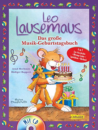 Beispielbild fr Leo Lausemaus: Das groe Musik-Geburtstagsbuch zum Verkauf von medimops