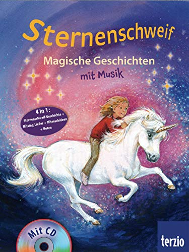 Beispielbild fr Sternenschweif - Magische Geschichten - mit Musik: 4 in 1: Sternenschweif-Geschichte + Mitsing-Lieder-CD + Mitmachideen + Noten zum Verkauf von medimops