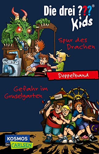 Beispielbild fr Die drei ??? Kids: Spur des Drachen / Gefahr im Gruselgarten (Doppelband) zum Verkauf von medimops