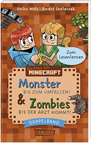 Beispielbild fr Minecraft: Doppelband - Enthlt die Bnde: Zombies - bis der Arzt kommt! (Band 1) / Monster - bis zum Umfallen! (Band 2) zum Verkauf von Blackwell's
