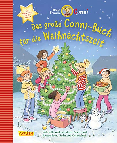 Beispielbild fr Das groe Conni-Buch fr die Weihnachtszeit: Viele tolle weihnachtliche Bastel- und Rezeptideen, Lieder und Geschichten zum Verkauf von medimops