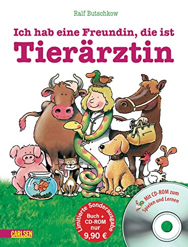 Beispielbild fr LESEMAUS Sonderbnde: Ich hab eine Freundin, die ist Tierrztin: Gebundenes Bilderbuch mit CD-ROM zum Verkauf von medimops