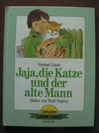 Beispielbild fr Jaja, die Katze und der alte Mann. Druckschrift zum Verkauf von medimops