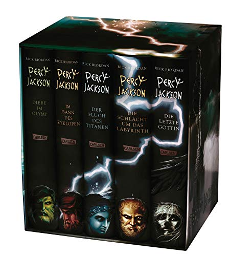 9783551553522: Percy Jackson: Percy-Jackson-Schuber 5 Bnde - inkl. E-Book Kane-Chroniken Bd. 1