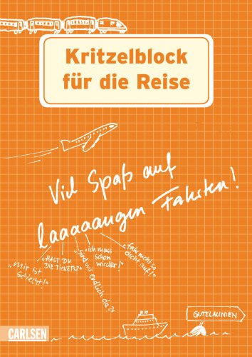 Beispielbild fr Kritzelblock fr die Reise: Mehr Spa auf laaaaangen Fahrten! zum Verkauf von medimops