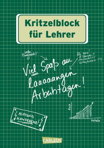 Beispielbild fr Kritzelblock fr Lehrer zum Verkauf von medimops