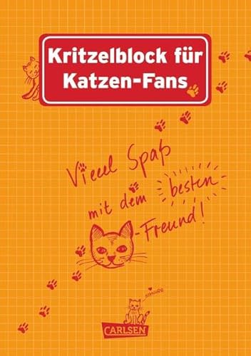 9783551683694: Kritzelblock fr Katzen-Fans