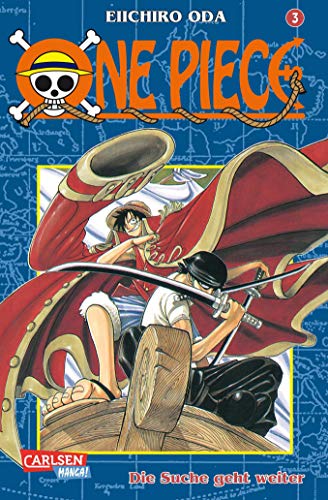One Piece, Bd.3, Die Suche geht weiter (9783551745835) by Oda, Eiichiro