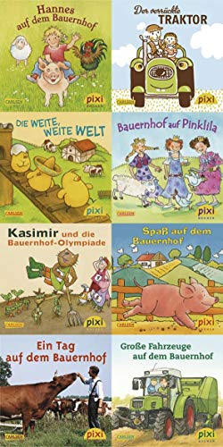 9783551907325: Pixi-8er-Set 208: Pixi besucht den Bauernhof (8x1 Exemplar)