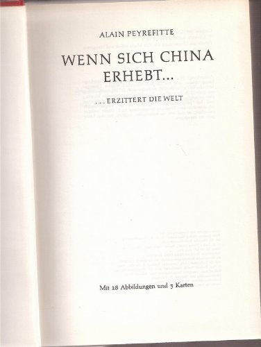 Beispielbild fr Wenn sich China erhebt . erzittert die Welt zum Verkauf von Argosy Book Store, ABAA, ILAB