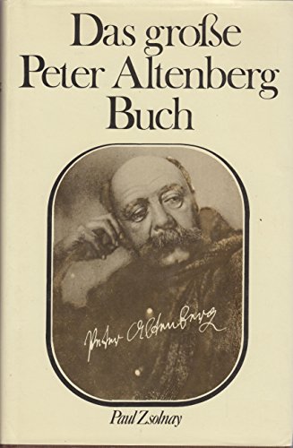 Das große Peter Altenberg Buch