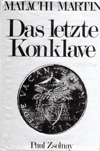 Stock image for Das letzte Konklave for sale by medimops