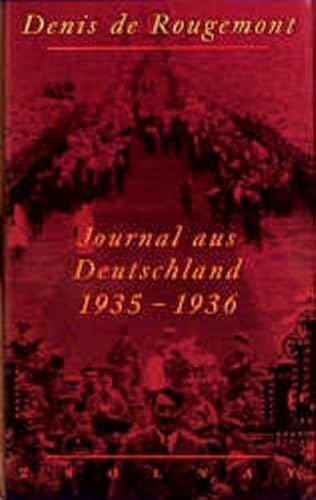 Beispielbild fr Journal aus Deutschland 1935-1936 zum Verkauf von medimops