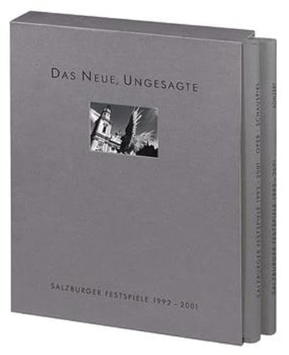 Stock image for Salzburger Festspiele 1992 bis 2001: Das Neue, Ungesagte for sale by medimops