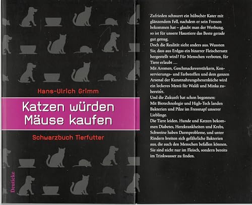 9783552060494: Katzen wrden Muse kaufen: Schwarzbuch Tierfutter