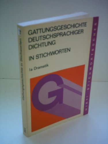 Stock image for Poetik in Stichworten: Literaturwissenschaftliche Grundbegriffe : eine Einfu?hrung (Hirts Stichwortbu?cher) (German Edition) for sale by Wonder Book