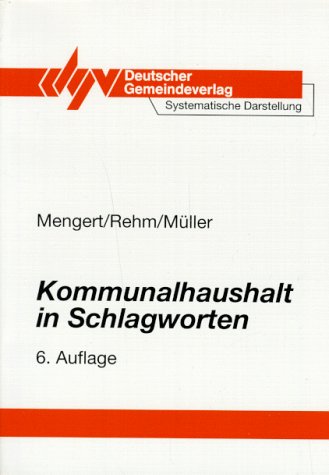 9783555009087: Kommunalhaushalt in Schlagworten