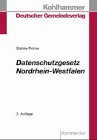 Imagen de archivo de Datenschutzgesetz Nordrhein- Westfalen a la venta por medimops