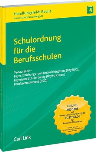 Beispielbild fr Schulordnung fr die Berufsschulen zum Verkauf von medimops