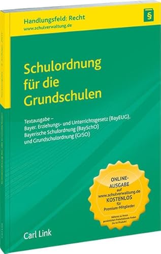 Beispielbild fr Schulordnung fr die Grundschulen zum Verkauf von medimops