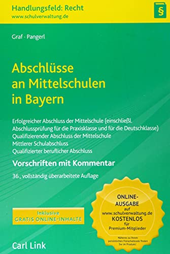 9783556090503: Abschlsse an Mittelschulen in Bayern: Vorschriften mit Kommentar