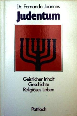 Stock image for Das Judentum - Geistlicher Inhalt, Geschichte, Religises Leben for sale by 3 Mile Island