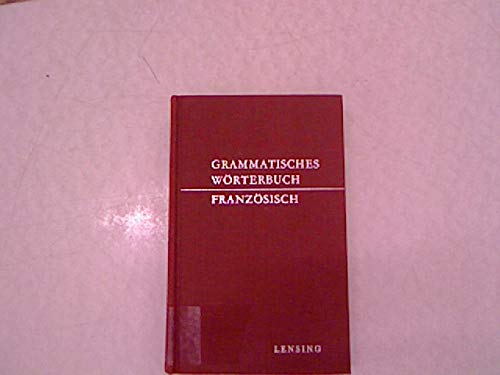 Beispielbild fr Grammatisches Wrterbuch Franzsisch zum Verkauf von medimops