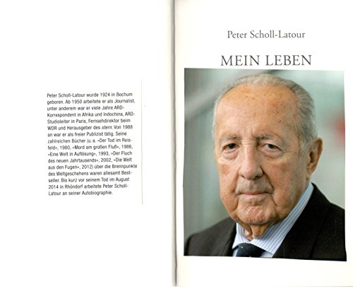 9783570005088: Scholl-Latour, P: Mein Leben