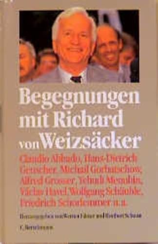 Stock image for Begegnungen mit Richard von Weizscker for sale by medimops