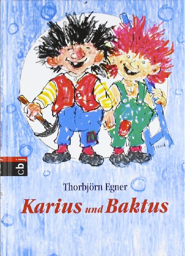 Stock image for Karius und Baktus : e. Geschichte mit farb. Bildern, lustigen Liedern u. Noten. von Thorbjrn Egner. [Aus d. Norweg. bertr. von Thyra Dohrenburg. Dt. Fassung d. Liedtexte von James Krss] for sale by Hbner Einzelunternehmen