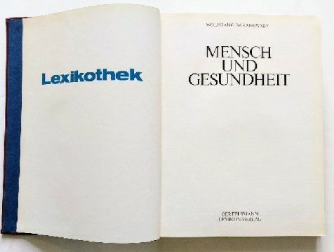 Stock image for Bertelsmann Lexikothek Mensch und Gesundheit for sale by Bernhard Kiewel Rare Books