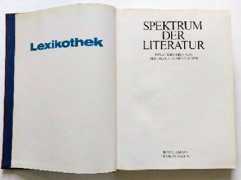 Imagen de archivo de Spektrum der Literatur. (10. Themabd.) a la venta por medimops