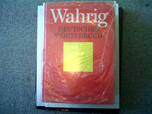 Stock image for Wahrig Deutsches Wrterbuch. ber 500000 Stichwrter, Synonyme, Worterklrungen und Redewendungen for sale by medimops