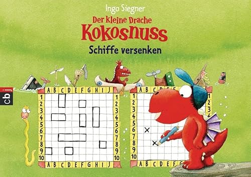 Beispielbild fr Der kleine Drache Kokosnuss - Spieleblock - Schiffe versenken: Spiel und Spa fr die Schultte zum Verkauf von medimops